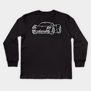 Pagani Utopia racecar Kids Long Sleeve T-Shirt